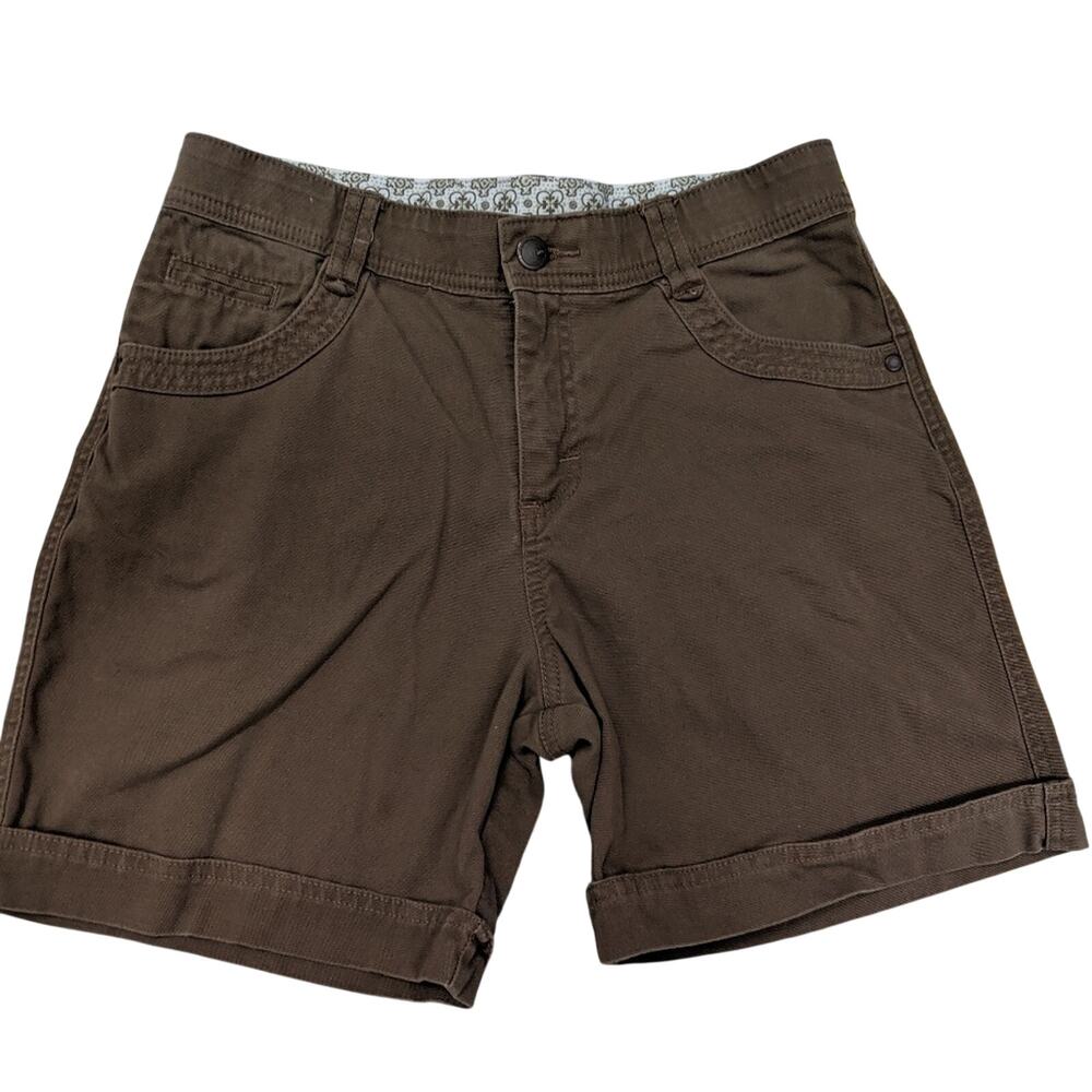 Lee brown cuffed shorts Sz 8